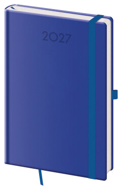 Týdenní diář 2027 Helma A5 Print Plus královsky modrý