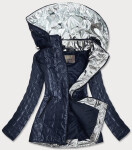 Tmavě modrá dámská bunda ozdobnými vsadkami model 16148110 Silver FC MINA