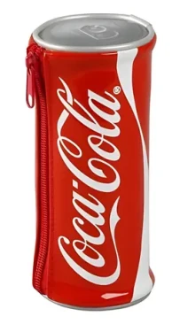 Viquel Penál Coca-Cola červená / zip / tvar plechovky / 170x70 mm (900673-05)