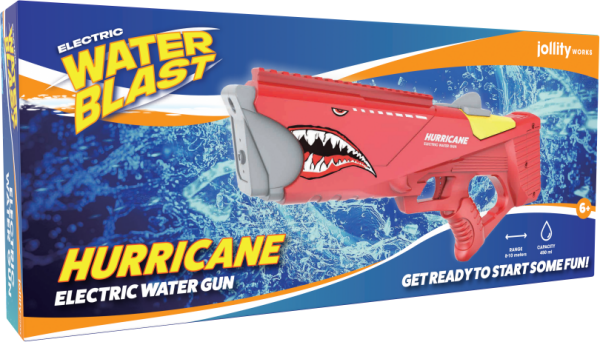 Elektrická vodní pistole Hurricane červená