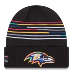 New Era Pánská zimní čepice Baltimore Ravens NFL 2025 Crucial Catch Beanie