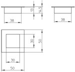 Siro Nábytková úchytka 2291 nerez