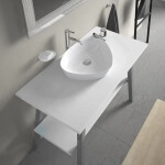 DURAVIT - Cape Cod Asymetrická umyvadlová mísa 500x405 mm, DuraCeram, WonderGliss, bílá 23395000001