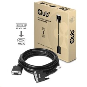 CLUB3D CAC-1243 kabel DVI-A na VGA 3m / 1600 x 1200 60 Hz (CAC-1243)