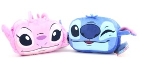Plyšový polštářek s otvorem na ruce Stitch/Angel