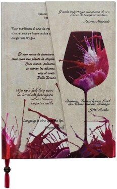 Luxusní zápisník Boncahier Víno Grand reserva/citáty