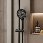 REA - Sprchová hlavice JS-020 BLACK REA-08034
