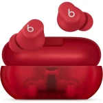 Beats Solo Buds transparentní červená / Bezdrátová sluchátka / mikrofon / ANC / Bluetooth (MUW03EE/A)