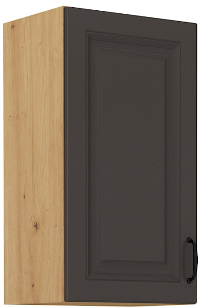 Horní skříňka Stilo 40 G-72 1F Barva korpusu: Dub artisan, Barva dvířek: Grafit