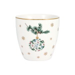 GREEN GATE Mini latte cup Joelle White 130 ml, multi barva, porcelán