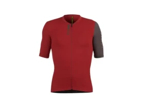 Mavic Essential pánský dres krátký rukáv Burgundy Carbone vel. M