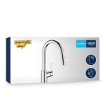 GROHE - Get Dřezová baterie s výsuvnou sprškou, chrom 31484001