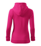 Trendy Zipper mikina dámská purpurová L