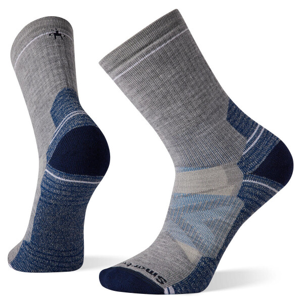 Unisex merino turistické ponožky SMARTWOOL Hike Full Cushion Crew Socks, Light Gray velikost: 34-37 (S)