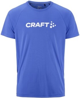 Běžecké tričko CRAFT CORE Essence Logo - modrá Velikost textilu: XXL