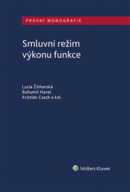 Smluvní režim výkonu funkce - autorů - e-kniha