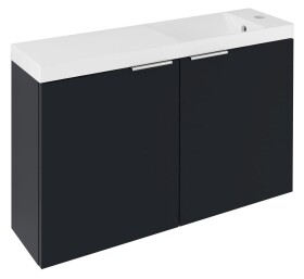 SAPHO - LATUS X umyvadlová skříňka 78,8x50x22cm, antracit matný LT110-SET07