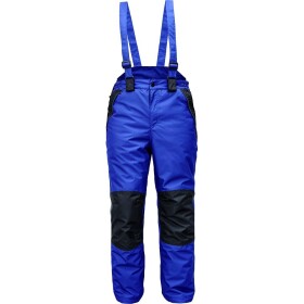 Kalhoty CREMORNE pánské zimní navy zvýšený zadní díl + odnímatelné šle 2XL navy