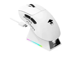 Havit StarBlaze-1 černobílá / Herní myš / 26000 DPI / 6 tlačítek / BT 5.0 / 2.4 GHz / USB / 1.5 m (StarBlaze-1wb)