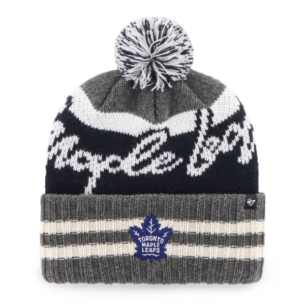 47 Brand Pánská zimní čepice Toronto Maple Leafs NHL Hyperbolic ’47 Cuff Knit