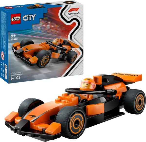 LEGO® City 60442 Jezdec F1® se závodním vozem McLaren - LEGO® City