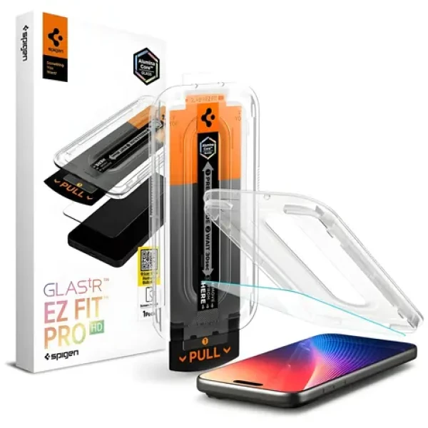Spigen Glas.Tr Camera EZ Fit Pro / Ochranné sklo fotoaparátu / Apple iPhone 17 Pro, 17, 16 Pro / 1ks (AGL10097)