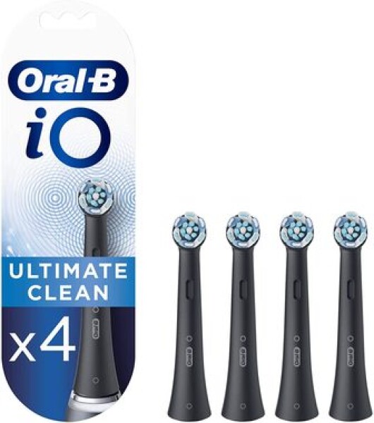 Oral-B iO Ultimate Clean (4ks) / náhradní hlavice rotačního kartáčku / pro kartáček Oral-B iO / černá (4210201319856)