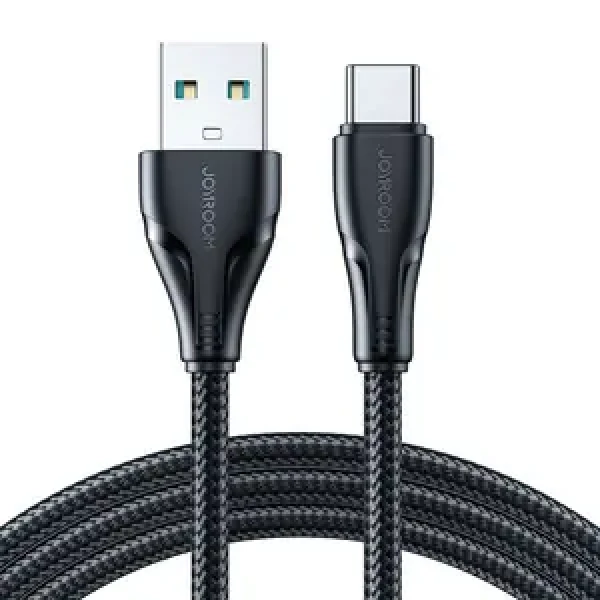 Joyroom S-UC027A11 Surpass Nabíjecí kabel USB-A (M) - USB-C (M) 3A 1.2m černá (S-UC027A11 1.2m Blac)