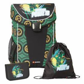 LEGO Ninjago Dragon Powe Easy Light - školní aktovka, 3 dílný set