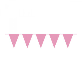 Vlajka růžová 10 m Amscan Vlajka růžová 10 m Amscan