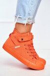 Women's High Sneakers Big Star Orange Velikost: