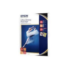 Epson Ultra Glossy Photo Paper, foto papír, lesklý, bílý, R200, R300, R800, RX425, RX500, 13x18cm, 300 g/m2, 50 ks, C13S0419