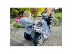 Mamido Dětská elektrická motorka stříbrná
