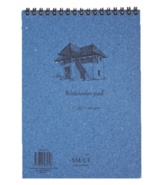 SM.LT Watercolor pad A5 280g, 20 listů v bloku