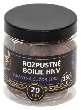 Riverbaits Pikantní borůvka 24mm / Rozpustné boilie / 150g