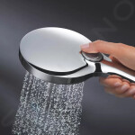 GROHE - Rainshower SmartActive Sada sprchové hlavice 130 9,5 l/min, 3 proudy, držáku a hadice, měsíční bílá 26580LS0