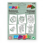 Papírové šablony HLAVY ZVÍŘAT