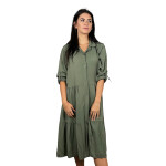 HOSH Dámské košilové šaty FATE Velikost: XL/XXL, Barva: Starorůžová