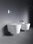 DURAVIT - ME by Starck Závěsné WC, s HygieneGlaze, bílá 2528092000