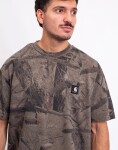Tričko Carhartt WIP S/S Feather Tree T-Shirt Camo Feather Tree, Khaki garment dyed