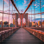 Nástěnný poznámkový kalendář 2026 NOTIQUE - New York, 30 x 30 cm