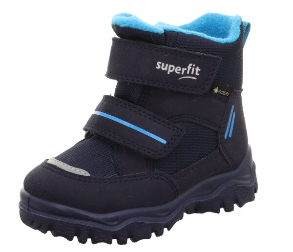 Chlapecké zimní boty HUSKY1 Blue/Light Blue Gore-Tex, Superfit,1-006045-8010 - 28