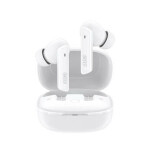 QCY HT05 MeloBuds bílá / Bezdrátová sluchátka / mikrofon / ANC / Bluetooth 5.2 / IPX5 / s dobíjecím boxem (HT05 white)