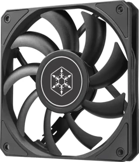 SilverStone SST-AS120B černá/průhledná / Ventilátor pro PC skříň / 120 mm / PWM / 1800 ot./min (SST-AS120B)