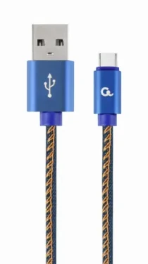 Gembird USB 2.0 A (M) - USB-C (M) kabel 1 m modrá (CC-USB2J-AMCM-1M-BL)