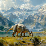 Nástěnný poznámkový kalendář 2026 NOTIQUE - Dinosauři, 30 x 30 cm