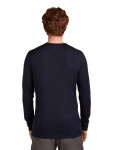 ICEBREAKER Mens 200 Oasis LS Crewe Elevation Lin, Midnight Navy velikost: M