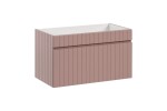 COMAD - Skříňka pod umyvadlo 80cm 1 zásuvka ICONIC ROSE 5907611656242
