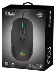 INCA IMG-348 černá / Herní drátová myš / optická / 3200 DPI / 7 tlačítek / RGB / USB-A / 1,65 m (IMG-348)