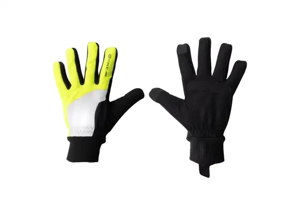 Force X82 zimní cyklistické rukavice Fluo vel. L